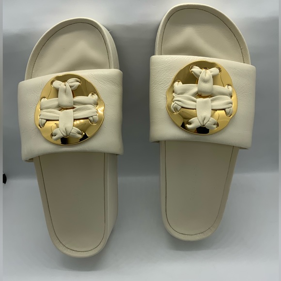Tory Burch Double-T Slides - Picture 5 of 14